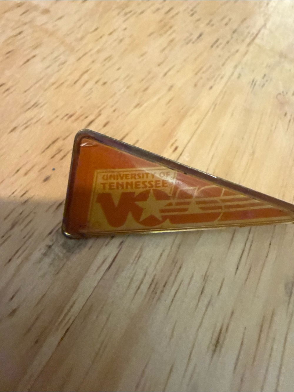 University of Tennessee Retro Pennant Pin - Orange